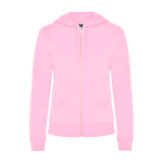Damen-Sweatshirt aus Baumwolle, 280 g/m2 Roly Direct Veleta farbe hellrosa zweite Ansicht