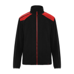 Farbige Arbeits-Fleecejacke aus Polyester, 220 g/m2 Roly Terrano farbe rot zweite Ansicht