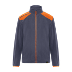 Farbige Arbeits-Fleecejacke aus Polyester, 220 g/m2 Roly Terrano farbe orange zweite Ansicht