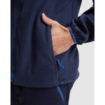 Farbige Arbeits-Fleecejacke aus Polyester, 220 g/m2 Roly Terrano farbe köngisblau erste Detailansicht