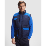 Arbeitsweste mit Taschen aus Polyester, 200 g/m2 Roly Armada farbe köngisblau erste Gebrauchsansicht