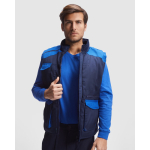 Arbeitsweste mit Taschen aus Polyester, 200 g/m2 Roly Armada farbe köngisblau vierte Gebrauchsansicht