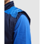 Arbeitsweste mit Taschen aus Polyester, 200 g/m2 Roly Armada farbe köngisblau zweite Detailansicht