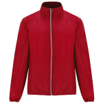 Unisex-Windjacke aus leichtem technischem Polyestergewebe, 70 g/m², Roly Direct Glasgow farbe rot erste Gebrauchsansicht