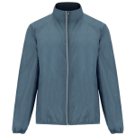 Unisex-Windjacke aus leichtem technischem Polyestergewebe, 70 g/m², Roly Direct Glasgow farbe blaugrau erste Gebrauchsansicht