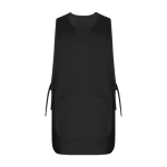 Unisex-Wendeschürze mit zwei Taschen, 195 g/m2 Roly Arzak farbe schwarz zweite Ansicht