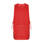 Unisex-Wendeschürze mit zwei Taschen, 195 g/m2 Roly Arzak farbe rot zweite Ansicht