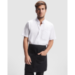 Gastronomieschürze aus Polyester und Baumwolle, 220 g/m2 Roly Classic farbe schwarz erste Gebrauchsansicht