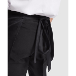 Gastronomieschürze aus Polyester und Baumwolle, 220 g/m2 Roly Classic farbe schwarz erste Detailansicht