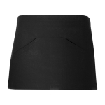 Kurze Gastronomieschürze mit Taschen, 220 g/m2 Roly Mini farbe schwarz zweite Ansicht