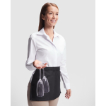 Kurze Gastronomieschürze mit Taschen, 220 g/m2 Roly Mini farbe schwarz vierte Gebrauchsansicht