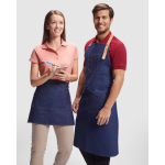 Lange Gastronomieschürze aus Baumwolle, 250 g/m2 Roly Batali farbe jeansblau dritte Gebrauchsansicht