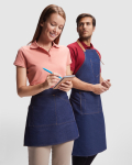 Kurze Gastronomieschürze im Jeans-Stil, 250 g/m2 Roly Dacosta farbe jeansblau vierte Detailansicht