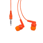 Kopfhörer in verschiedenen Farben mit 3,5-mm-Klinkenanschluss farbe orange zweite Ansicht