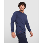 Langärmliges flammhemmendes Arbeitsshirt, 220 g/m2 Roly Defender farbe marineblau vierte Gebrauchsansicht