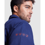 Flammhemmende Arbeitsjacke mit Reißverschluss, 360 g/m2 Roly Cruiser farbe marineblau erste Detailansicht