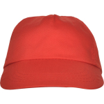 5-Panel-Kappe mit schweißabsorbierendem Innenband, 165 g/m2 farbe rot zweite Ansicht