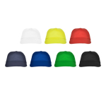 5-Panel-Kappe mit schweißabsorbierendem Innenband, 165 g/m2 farbe weiß dritte Detailansicht