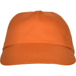 5-Panel-Kappe mit schweißabsorbierendem Innenband, 165 g/m2 farbe orange zweite Ansicht