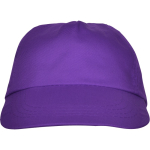 5-Panel-Kappe mit schweißabsorbierendem Innenband, 165 g/m2 farbe purpurfarben zweite Ansicht