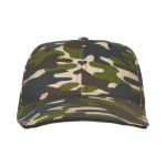 6-Panel-Kappe aus Baumwolle mit Klettverschluss hinten farbe orange zweite Ansicht