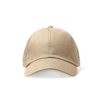 Kappe mit 6 Paneelen, Casual-Look, und seitlichen Metallösen farbe taupe zweite Ansicht