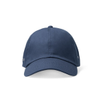 Kappe mit 6 Paneelen, Casual-Look, und seitlichen Metallösen farbe jeansblau zweite Ansicht