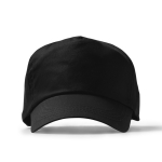 5-Panel-Kappe aus Baumwolle mit Belüftungslöchern, 170 g/m2 farbe schwarz zweite Ansicht