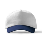 5-Panel-Kappe aus Baumwolle mit Belüftungslöchern, 170 g/m2 farbe blau zweite Ansicht