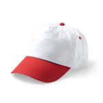 5-Panel-Kappe aus Baumwolle mit Belüftungslöchern, 170 g/m2 farbe weiß erste Gebrauchsansicht