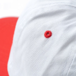 5-Panel-Kappe aus Baumwolle mit Belüftungslöchern, 170 g/m2 farbe weiß zweite Detailansicht