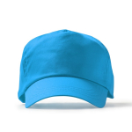 5-Panel-Kappe aus Baumwolle mit Belüftungslöchern, 170 g/m2 farbe hellblau zweite Ansicht