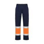 Warnschutz-Arbeitshose mit Taschen, 200 g/m2 Roly Naos farbe neonorange zweite Ansicht
