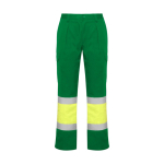 Winter-Warnschutzhose für Arbeiten im Freien, 240 g/m2 Roly Soan farbe grün zweite Ansicht