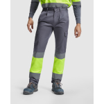 Winter-Warnschutzhose für Arbeiten im Freien, 240 g/m2 Roly Soan farbe aschgrau erste Gebrauchsansicht