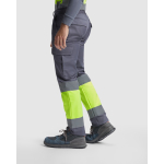 Winter-Warnschutzhose für Arbeiten im Freien, 240 g/m2 Roly Soan farbe aschgrau fünfte Gebrauchsansicht