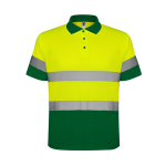 Warnschutz-Poloshirt aus Polyester, 170 g/m2 Roly Polaris farbe grün zweite Ansicht