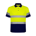 Warnschutz-Poloshirt aus Polyester, 170 g/m2 Roly Polaris farbe marineblau zweite Ansicht