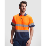 Warnschutz-Poloshirt aus Polyester, 170 g/m2 Roly Polaris farbe neonorange erste Gebrauchsansicht