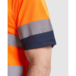 Warnschutz-Poloshirt aus Polyester, 170 g/m2 Roly Polaris farbe neonorange zweite Detailansicht