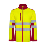 Warnschutz-Softshelljacke, wasserdicht, 320 g/m2 Roly Antares farbe rot zweite Ansicht
