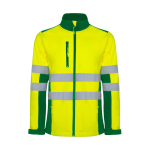 Warnschutz-Softshelljacke, wasserdicht, 320 g/m2 Roly Antares farbe grün zweite Ansicht