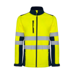Warnschutz-Softshelljacke, wasserdicht, 320 g/m2 Roly Antares farbe neongelb zweite Ansicht