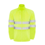 Warnschutz-Fleecejacke mit Reflexstreifen, 300 g/m2 Roly Altair farbe neongelb zweite Ansicht