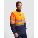 Warnschutz-Fleecejacke mit Reflexstreifen, 300 g/m2 Roly Altair farbe neonorange vierte Gebrauchsansicht
