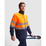 Warnschutz-Fleecejacke mit Reflexstreifen, 300 g/m2 Roly Altair farbe neonorange fünfte Gebrauchsansicht