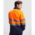 Warnschutz-Fleecejacke mit Reflexstreifen, 300 g/m2 Roly Altair farbe neonorange erste Detailansicht