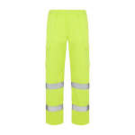 Arbeitshose mit hoher Sichtbarkeit 235 g/m2 Roly Alfa farbe neongelb zweite Ansicht