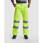 Arbeitshose mit hoher Sichtbarkeit 235 g/m2 Roly Alfa farbe neongelb erste Gebrauchsansicht