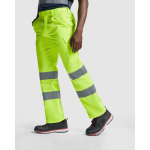 Arbeitshose mit hoher Sichtbarkeit 235 g/m2 Roly Alfa farbe neongelb fünfte Gebrauchsansicht